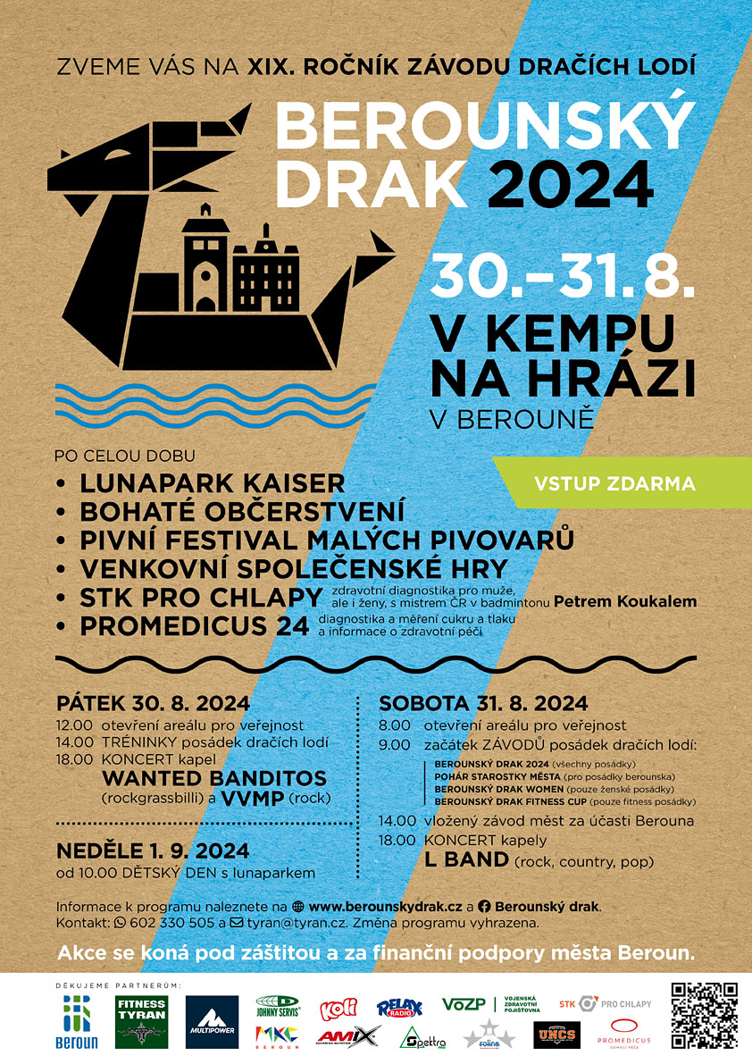 Berounský drak 2024 - plakát